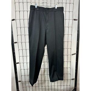 Dickies Mens Classic Black Work Pants 36x29 65% Polyester 35% Cotton Durable Mad
